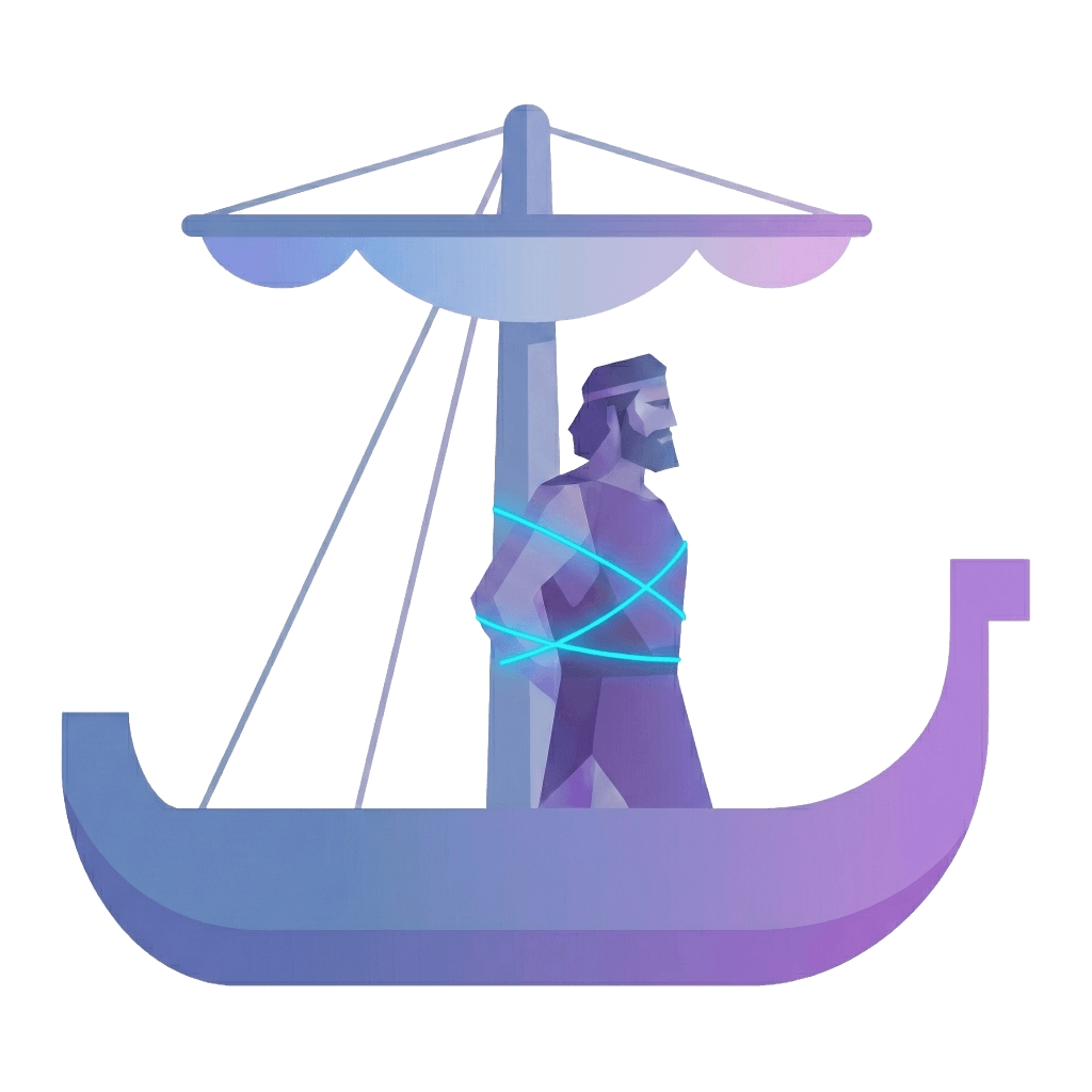 Odysseus bound to the mast